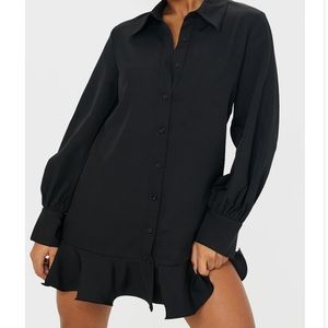 PrettyLittleThing Black Dress